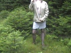 Nylons legal age teenager in the woods sucks and takes ball batter flow